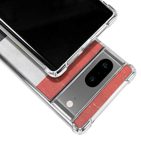 Egyptian Flag Distressed Google Pixel 8a Clear Case